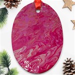 My Pour Cup Painting CBDOilPrincess 5ccf1e57-fc80-4e9f-bf46-a93057c672a9 Oval Ornament (Two Sides)