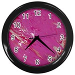 My Pour Cup Painting CBDOilPrincess E6d0aa64-0a00-4bb0-9d64-d9c98a867acf Wall Clock (Black)