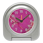 My Pour Cup Painting CBDOilPrincess E6d0aa64-0a00-4bb0-9d64-d9c98a867acf Travel Alarm Clock
