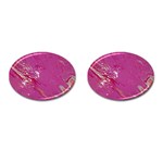 My Pour Cup Painting CBDOilPrincess E6d0aa64-0a00-4bb0-9d64-d9c98a867acf Cufflinks (Oval)