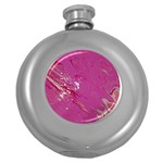 My Pour Cup Painting CBDOilPrincess E6d0aa64-0a00-4bb0-9d64-d9c98a867acf Round Hip Flask (5 oz)