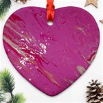 My Pour Cup Painting CBDOilPrincess E6d0aa64-0a00-4bb0-9d64-d9c98a867acf Heart Ornament (Two Sides)