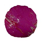 My Pour Cup Painting CBDOilPrincess E6d0aa64-0a00-4bb0-9d64-d9c98a867acf Standard 15  Premium Round Cushions