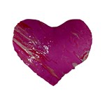 My Pour Cup Painting CBDOilPrincess E6d0aa64-0a00-4bb0-9d64-d9c98a867acf Standard 16  Premium Flano Heart Shape Cushions