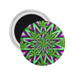 Purple Green White Marijuana Leaves CBDOilPrincess 726130cb-4fcc-4da8-acfb-52b94836ba03 2.25  Magnets
