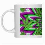 Purple Green White Marijuana Leaves CBDOilPrincess 726130cb-4fcc-4da8-acfb-52b94836ba03 White Mugs