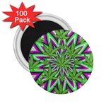 Purple Green White Marijuana Leaves CBDOilPrincess 726130cb-4fcc-4da8-acfb-52b94836ba03 2.25  Magnets (100 pack) 