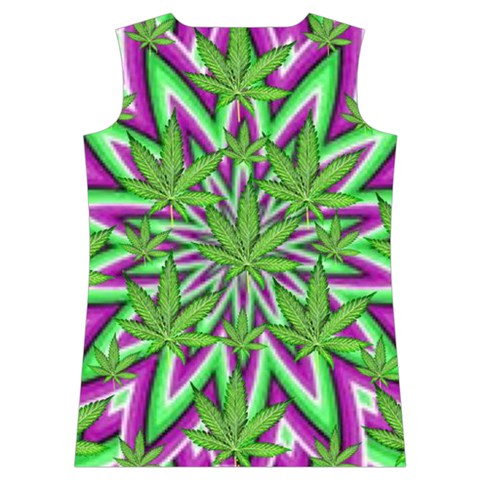 Purple Green White Marijuana Leaves CBDOilPrincess 726130cb Back