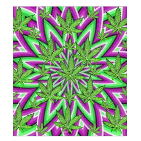 Purple Green White Marijuana Leaves CBDOilPrincess 726130cb Front
