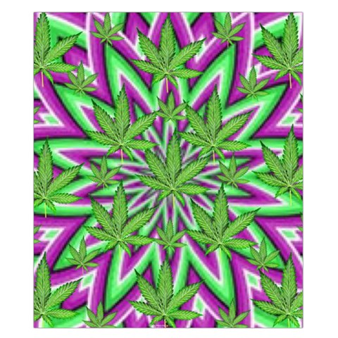 Purple Green White Marijuana Leaves CBDOilPrincess 726130cb Back