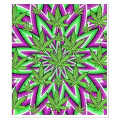 Purple Green White Marijuana Leaves CBDOilPrincess 726130cb Back