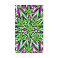 Purple Green White Marijuana Leaves CBDOilPrincess 726130cb Back