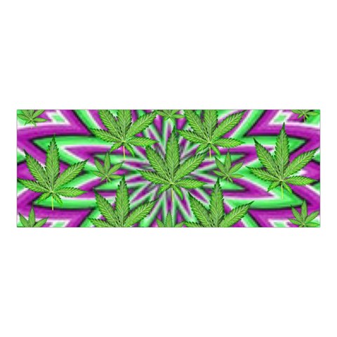 Purple Green White Marijuana Leaves CBDOilPrincess 726130cb Front Top