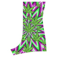 Purple Green White Marijuana Leaves CBDOilPrincess 726130cb Back Left