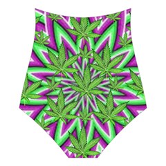 Purple Green White Marijuana Leaves CBDOilPrincess 726130cb Back