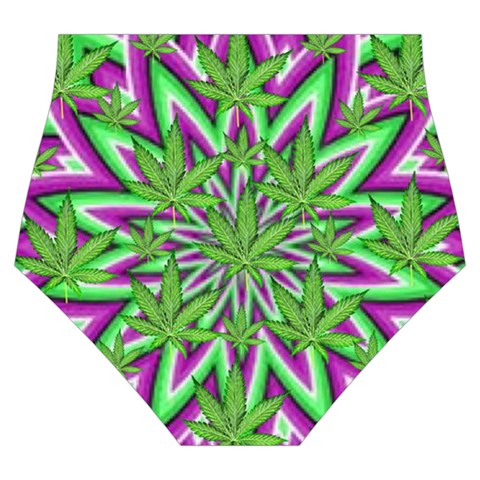 Purple Green White Marijuana Leaves CBDOilPrincess 726130cb Bottom Back