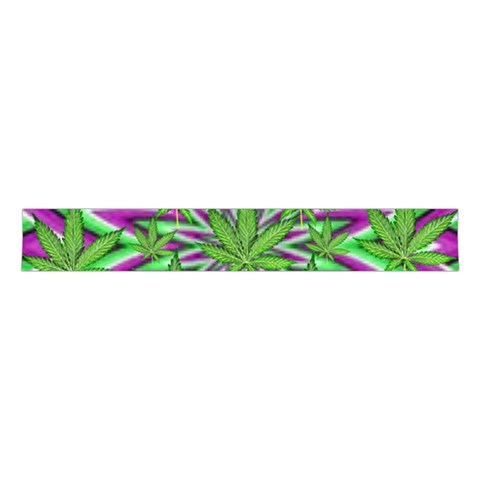 Purple Green White Marijuana Leaves CBDOilPrincess 726130cb Waistband