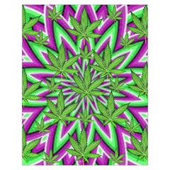 Purple Green White Marijuana Leaves CBDOilPrincess 726130cb Back