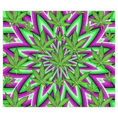Purple Green White Marijuana Leaves CBDOilPrincess 726130cb Front