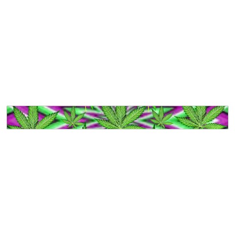 Purple Green White Marijuana Leaves CBDOilPrincess 726130cb Strap