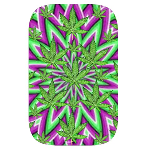 Purple Green White Marijuana Leaves CBDOilPrincess 726130cb Back
