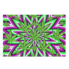 Purple Green White Marijuana Leaves CBDOilPrincess 726130cb Loop
