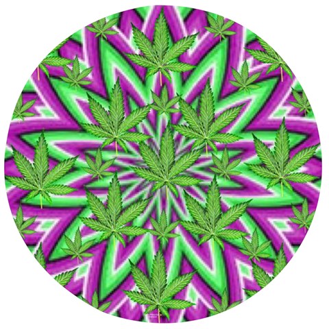 Purple Green White Marijuana Leaves CBDOilPrincess 726130cb Front