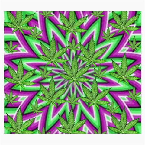 Purple Green White Marijuana Leaves CBDOilPrincess 726130cb Front