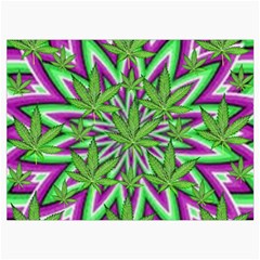 Purple Green White Marijuana Leaves CBDOilPrincess 726130cb Front