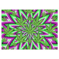 Purple Green White Marijuana Leaves CBDOilPrincess 726130cb Belt Loop