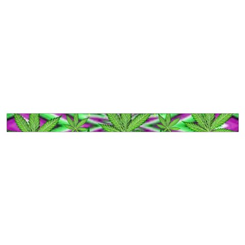 Purple Green White Marijuana Leaves CBDOilPrincess 726130cb Strap Outside