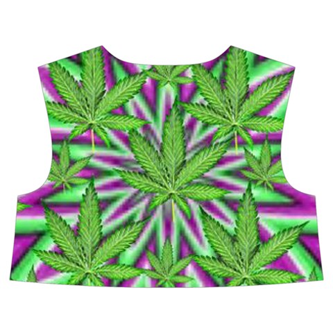 Purple Green White Marijuana Leaves CBDOilPrincess 726130cb Back Top