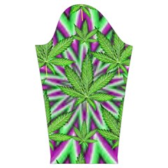 Purple Green White Marijuana Leaves CBDOilPrincess 726130cb Sleeve Left