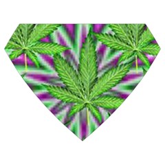 Purple Green White Marijuana Leaves CBDOilPrincess 726130cb Necktie Sticker