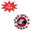 Lips & Diamonds CBDOilPrincess 62cd68e7-1aab-47ac-986a-7899c6d06da7 1  Mini Buttons (10 pack) 