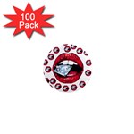 Lips & Diamonds CBDOilPrincess 62cd68e7-1aab-47ac-986a-7899c6d06da7 1  Mini Magnets (100 pack) 