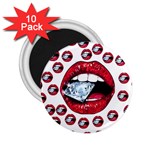 Lips & Diamonds CBDOilPrincess 62cd68e7-1aab-47ac-986a-7899c6d06da7 2.25  Magnets (10 pack) 