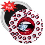 Lips & Diamonds CBDOilPrincess 62cd68e7-1aab-47ac-986a-7899c6d06da7 3  Magnets (10 pack) 