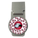 Lips & Diamonds CBDOilPrincess 62cd68e7-1aab-47ac-986a-7899c6d06da7 Money Clips (Round) 