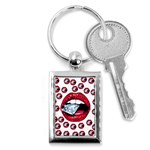 Lips & Diamonds CBDOilPrincess 62cd68e7-1aab-47ac-986a-7899c6d06da7 Key Chain (Rectangle)