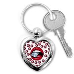 Lips & Diamonds CBDOilPrincess 62cd68e7-1aab-47ac-986a-7899c6d06da7 Key Chain (Heart)
