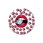 Lips & Diamonds CBDOilPrincess 62cd68e7-1aab-47ac-986a-7899c6d06da7 Magnet 3  (Round)