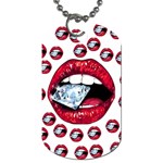 Lips & Diamonds CBDOilPrincess 62cd68e7-1aab-47ac-986a-7899c6d06da7 Dog Tag (One Side)