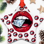 Lips & Diamonds CBDOilPrincess 62cd68e7-1aab-47ac-986a-7899c6d06da7 Star Ornament (Two Sides)
