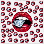 Lips & Diamonds CBDOilPrincess 62cd68e7-1aab-47ac-986a-7899c6d06da7 Canvas 20  x 20 