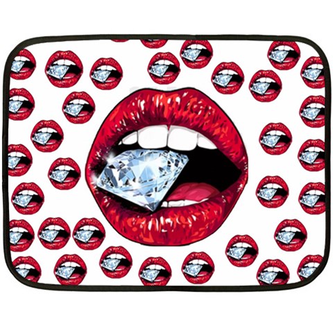 Lips & Diamonds CBDOilPrincess 62cd68e7 35 x27  Blanket