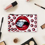 Lips & Diamonds CBDOilPrincess 62cd68e7-1aab-47ac-986a-7899c6d06da7 Cosmetic Bag (Small)