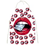 Lips & Diamonds CBDOilPrincess 62cd68e7-1aab-47ac-986a-7899c6d06da7 Full Print Apron