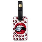 Lips & Diamonds CBDOilPrincess 62cd68e7-1aab-47ac-986a-7899c6d06da7 Luggage Tag (one side)