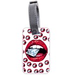Lips & Diamonds CBDOilPrincess 62cd68e7-1aab-47ac-986a-7899c6d06da7 Luggage Tag (two sides)
